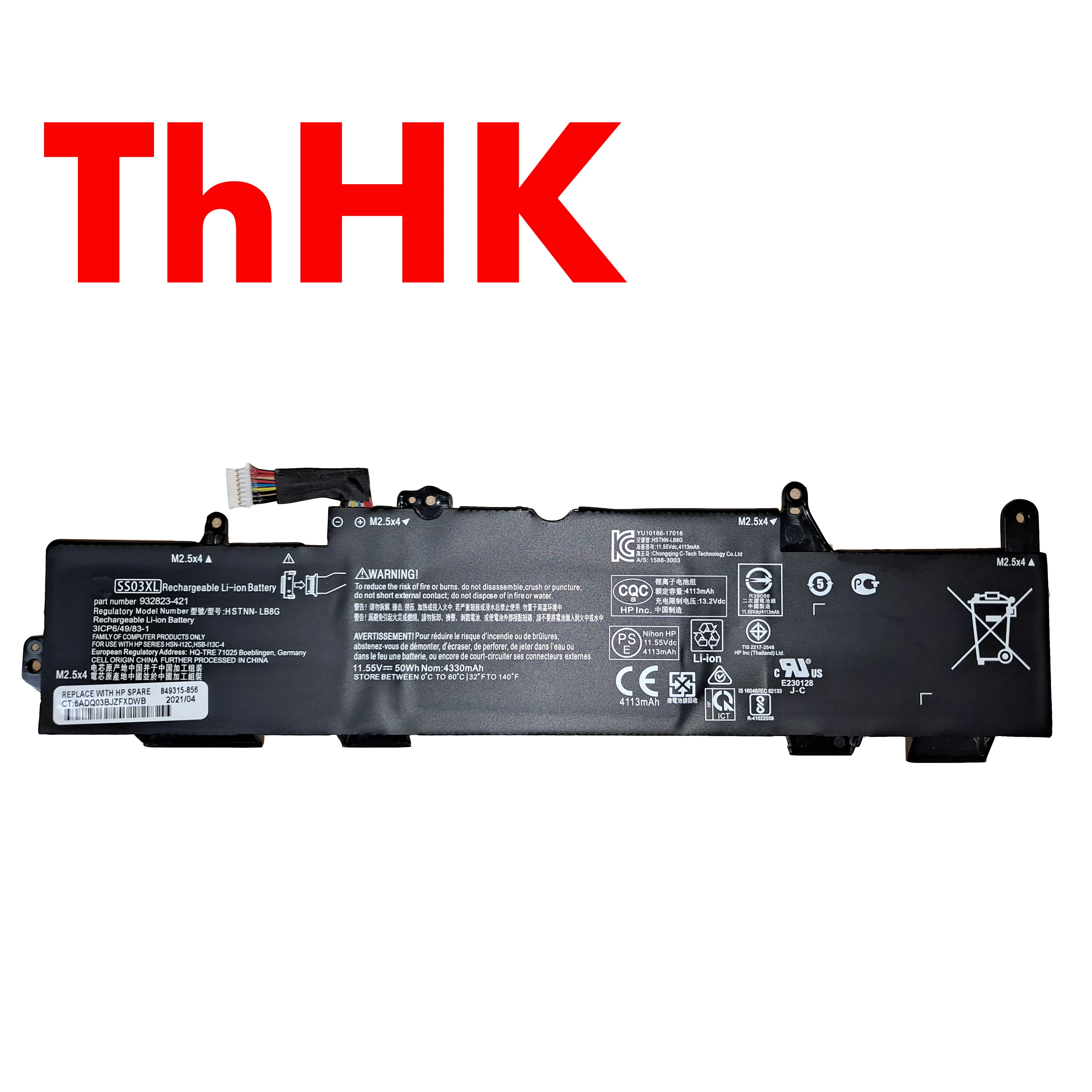 Batería Original para HP EliteBook, Original, SS03XL, SSO3, 932823-421, 730, 735, 740, 745, 755, 830, G5, 840, 846, 735, 745, G6, ZBook 14U