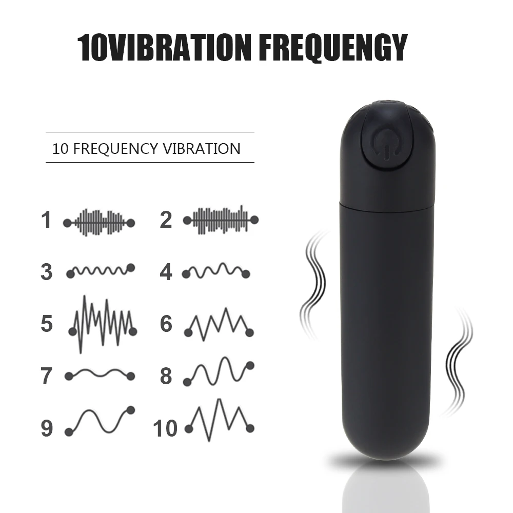 Bullet Vibrator with Remote Controller Mini G-Spot Dildo Clitoris Stimulator Portable for Travel Vaginal Anal Sex Toys for Women