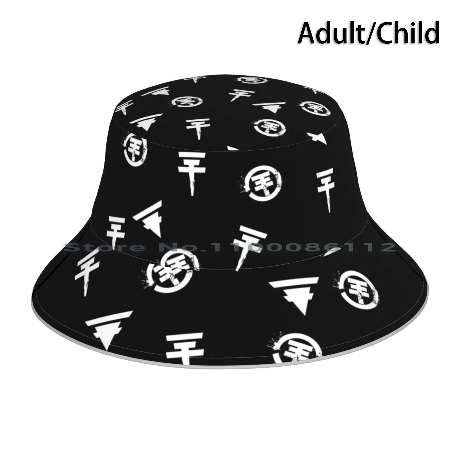 Th Logos ( White ) Bucket Hat Sun Cap Tokio Hotel Tokyo Th Tv Bill Kaulitz Queen B Tom Kaulitz Queen T Kaulitz Twins Georg