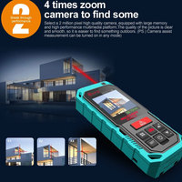 Mileseey Outdoor Laser Distanc Meter 100m 4x Zoom Laser Measurement Distance Bluetooth Digital rangefinder with Camera