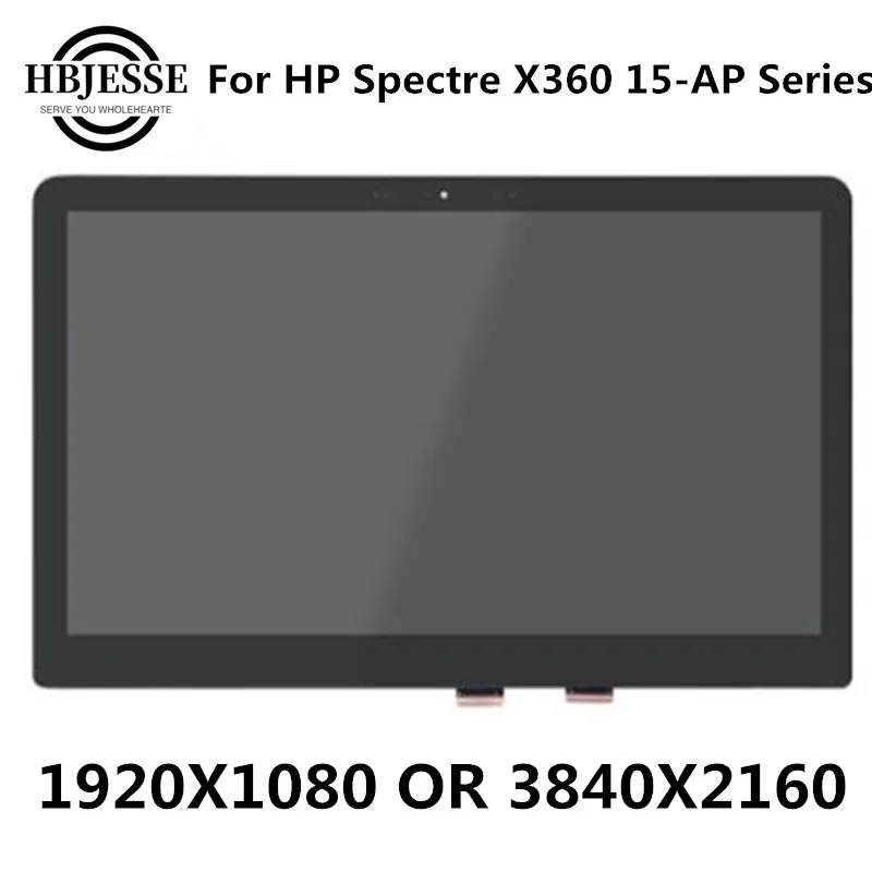 

Original For HP Spectre X360 15-AP 15-AP012DX 15-AP063NR 15.6" FHD UHD 4K LCD LED Touch Screen Digitizer Panel Display Assembly