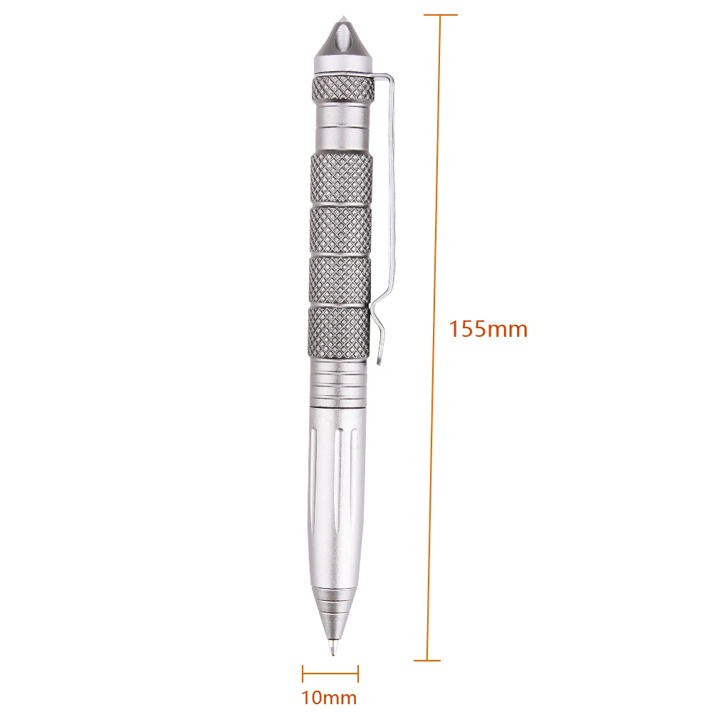 Bolígrafo táctico de defensa personal de alta calidad, pluma de autodefensa, herramienta multiuso de aluminio antideslizante y portátil, de aviación