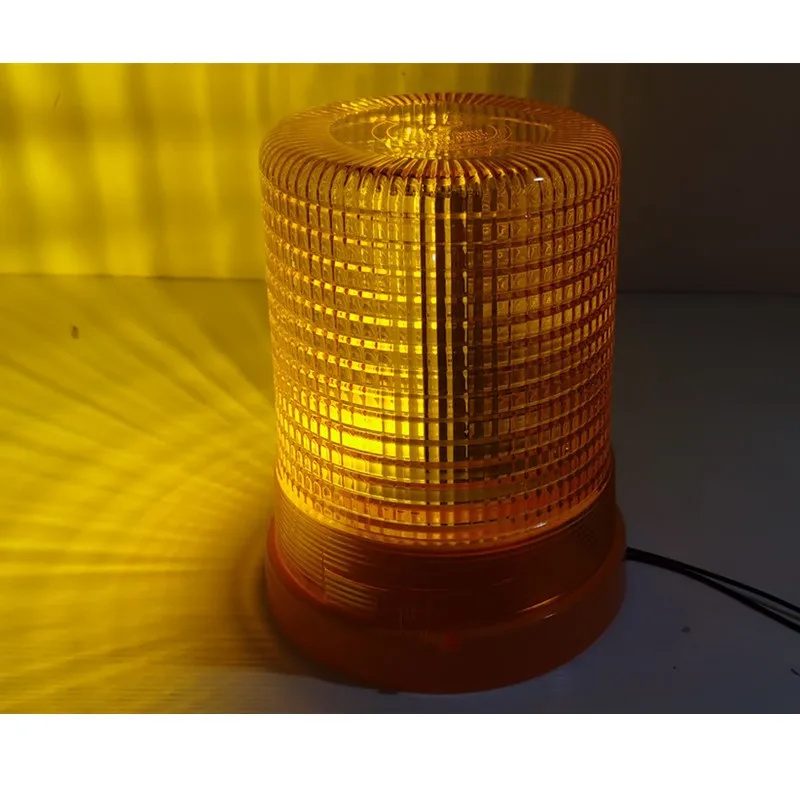 2x Amber Emergency Flash Strobe Truck Rotating Beacon Light truck flashing Roof lamp Top Lights for Benz truck For Volvo Scania