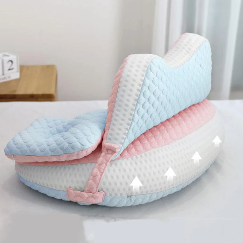 Kapas Antibakteri Bantal Makan Bayi Baru Lahir Menyusui Bantalan Penahan Horisontal Artefak Menyusui Ibu 1 Set