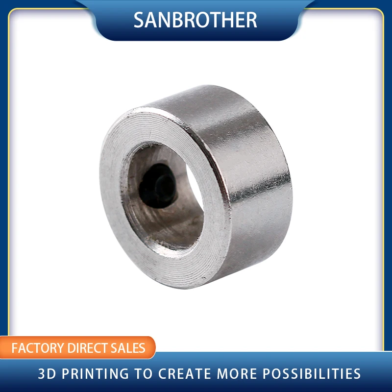 Coluna 5mm/6mm/8mm do isolamento do bloco de bloqueio do anel do fechamento do parafuso da ligação t8 do colar do fechamento do opensource dos pces para o cnc da impressora 3d