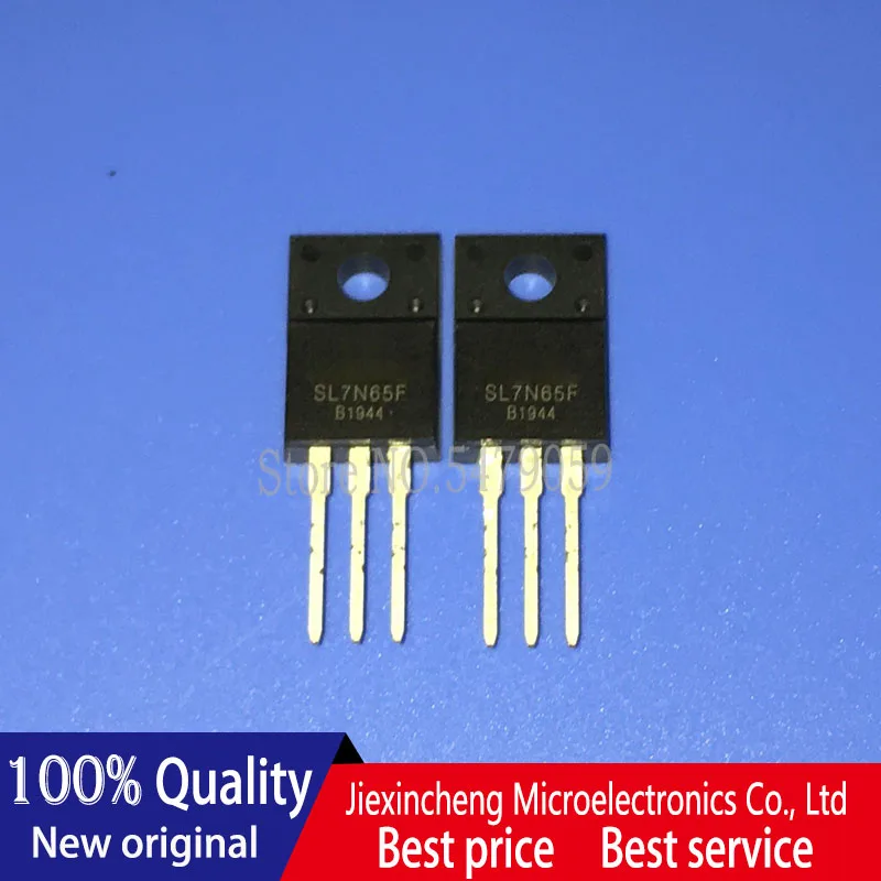 10PCS SL7N65F 7N65KL-TF3-T LND5N65B SPC9N50G SPC7N65G KNF4660A TO220F MOS transistor Neue original