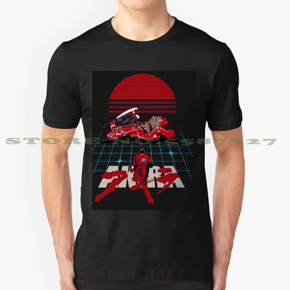 Akira 100% Cotton T-Shirt Manga Anime Akira Comic Cartoon Fan