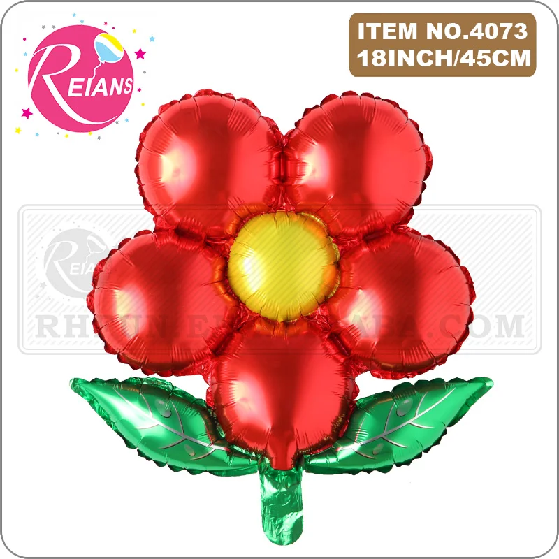 Flower Aluminum Foil Balloons Five Leaf Marriage Room Wedding Birthday Party Decor Flower Shaped baby shower Decorations Balloon