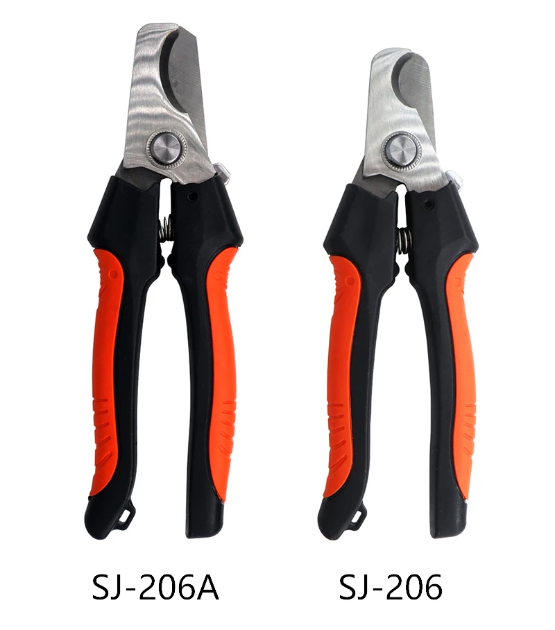 SJ-206/206A cable cutter stripper pliers industrial level cutter ability 24mm2/38mm2 diameter 10mm/16mm 5CR13 steel tools