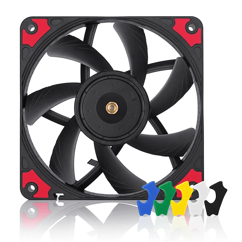 Noctua NF-A12x15 PWM black colorful version 12cm ultra-thin computer case CPU radiator fan