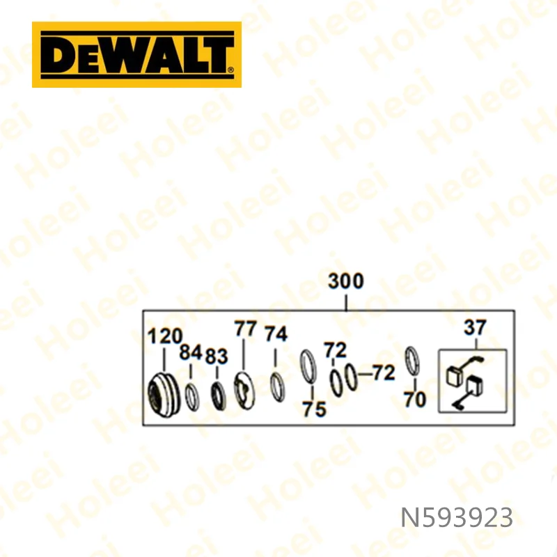 Сервисный пакет для DEWALT D25733K N593923