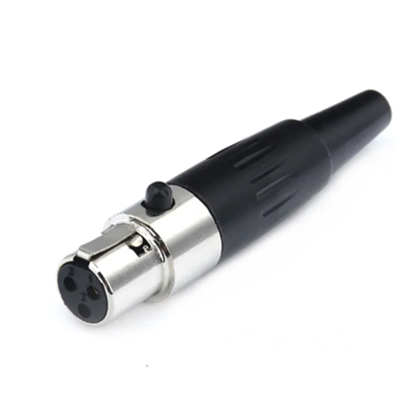 1Pc Mini XLR Connector การบิน,หญิง,สังกะสีอัลลอยด์ + ทองแดง Pins,3 4 5 Pins สำหรับไมโครโฟนเชื่อมต่อวิดีโอ