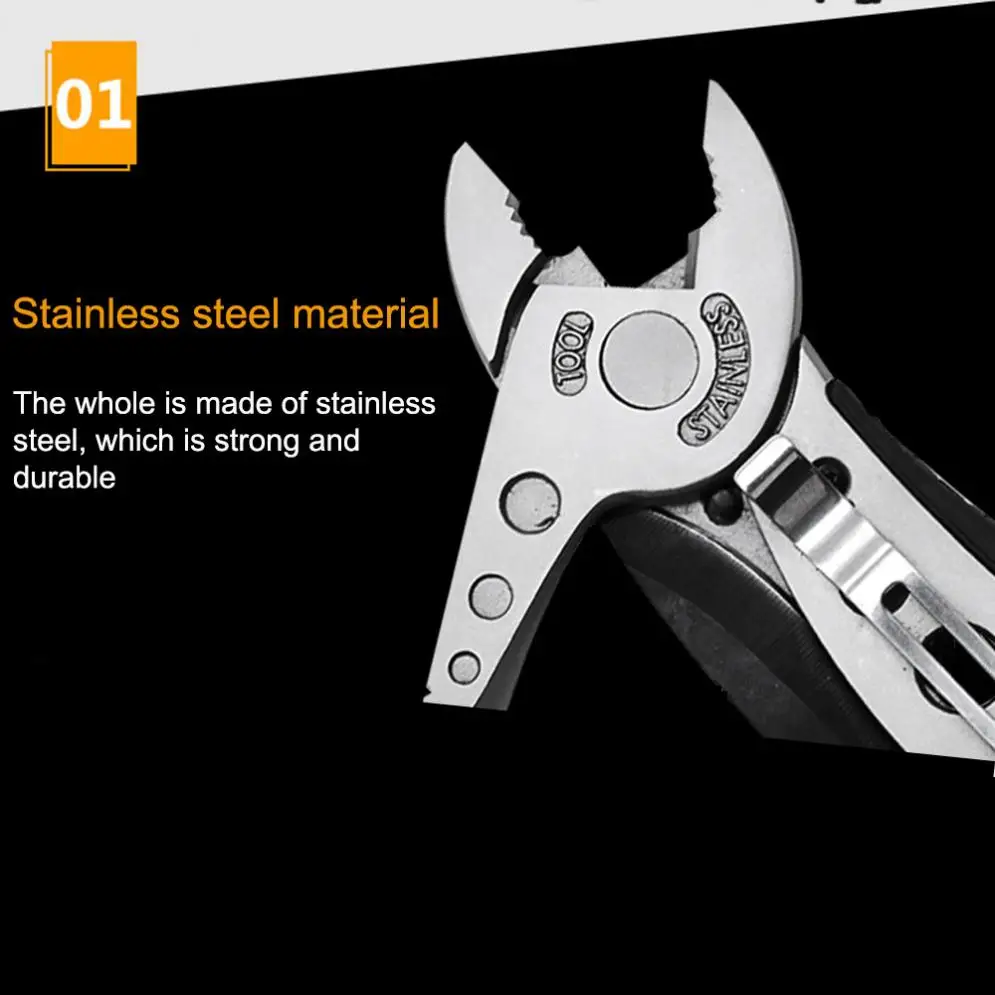 Multitool Tangen Pocket Rvs Multifunctionele Multi Tool Tang Schroevendraaier Mini Vouwen Outdoor Camping Gereedschap