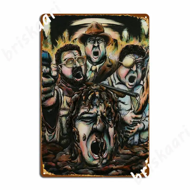 Quartet Of Screaming Goodmans Metal Sign Wall Cave Pub Garage Custom Wall Decor Tin Sign Poster