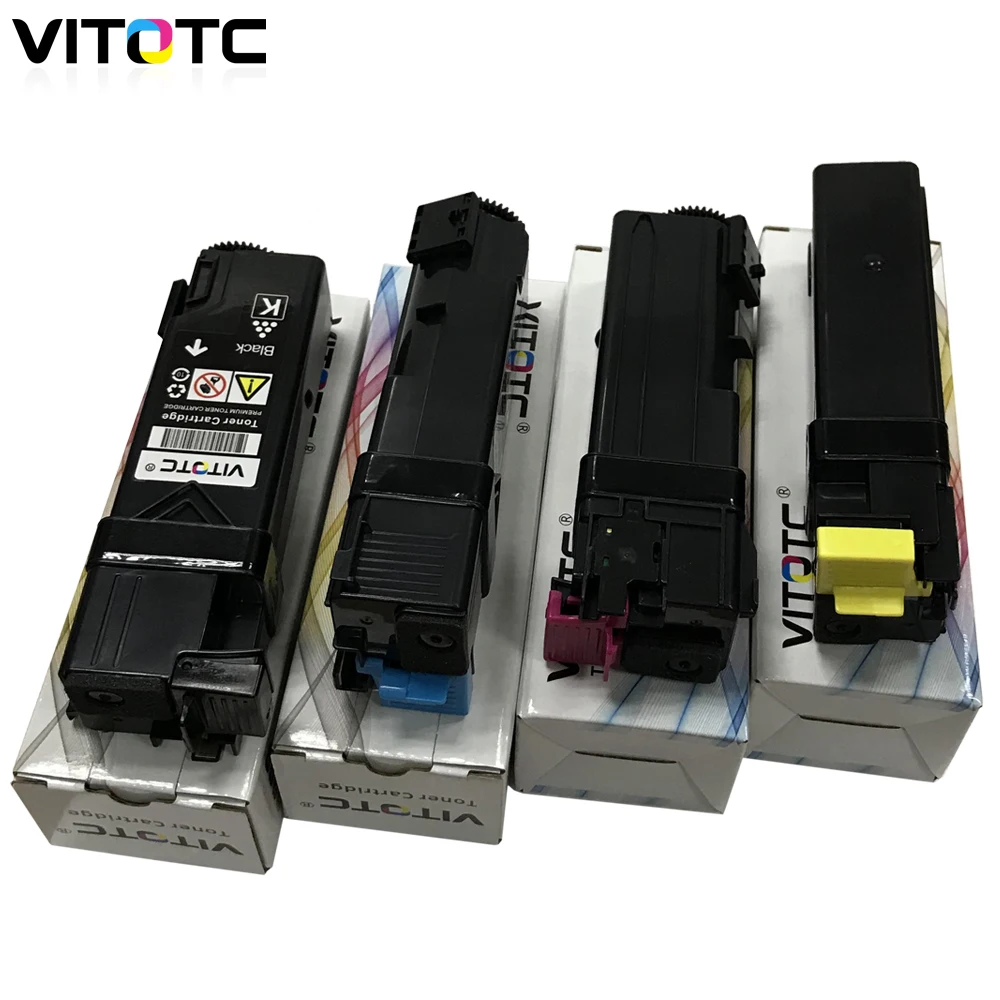 Kompatibel Xerox 106R01601-106R01604 KCMY untuk Phaser 6500 WorkCentre 6505 Kartrid Toner Hasil Tinggi 3000 Halaman 4 Pak