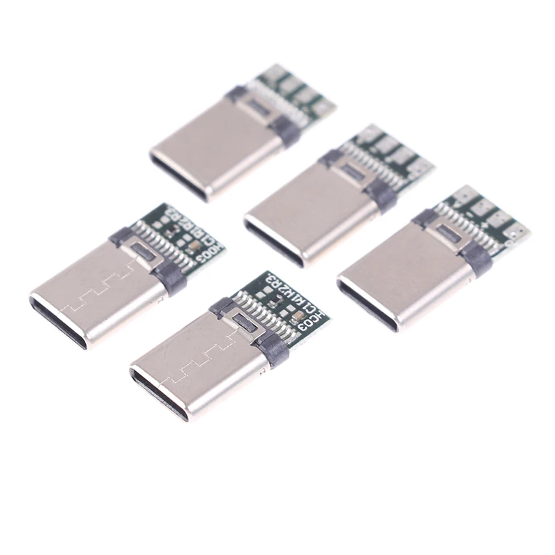 5/10 adet USB 3.1 tip C erkek DIY lehim kablosu fiş konnektörü soket PC kartı