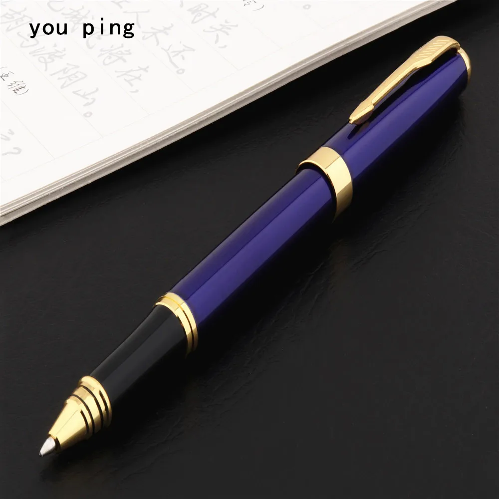 Luxury pen high quality 399 Blue Business  office Medium Nib Rollerball Pen School student stationery Supplies Ballpoint Pens