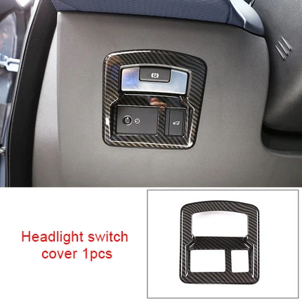 

For Land Rover Range Rover Velar carbon fiber Headlight switch cover 1pc