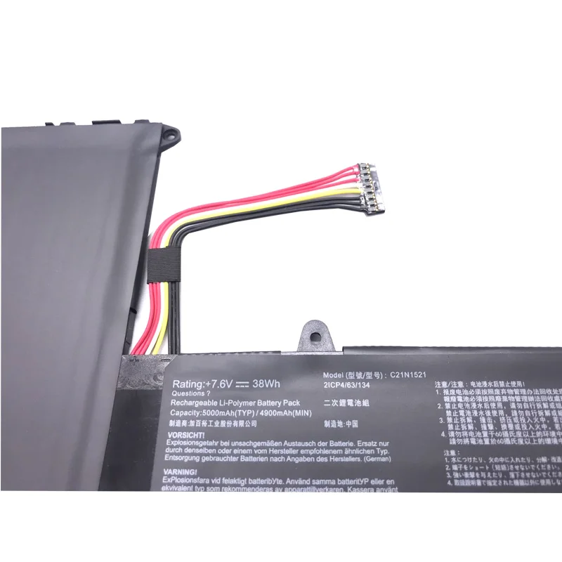 Imagem -05 - Lmdtk Nova Bateria do Portátil para Asus Vivobook E200ha C21n1521 E200ha1a E200ha-1b E200ha-1e E200ha-1g 7.6v 38wh