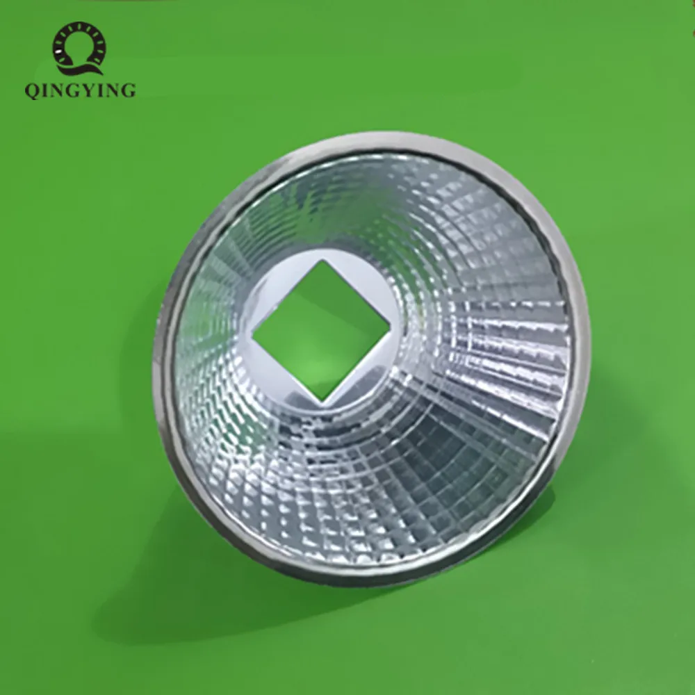 95mmX48mm Diameter Aluminum Led Lamp Reflector Cup Bowl Case For 20W - 100W 25X25MM High Power Led Emitter Spotlight