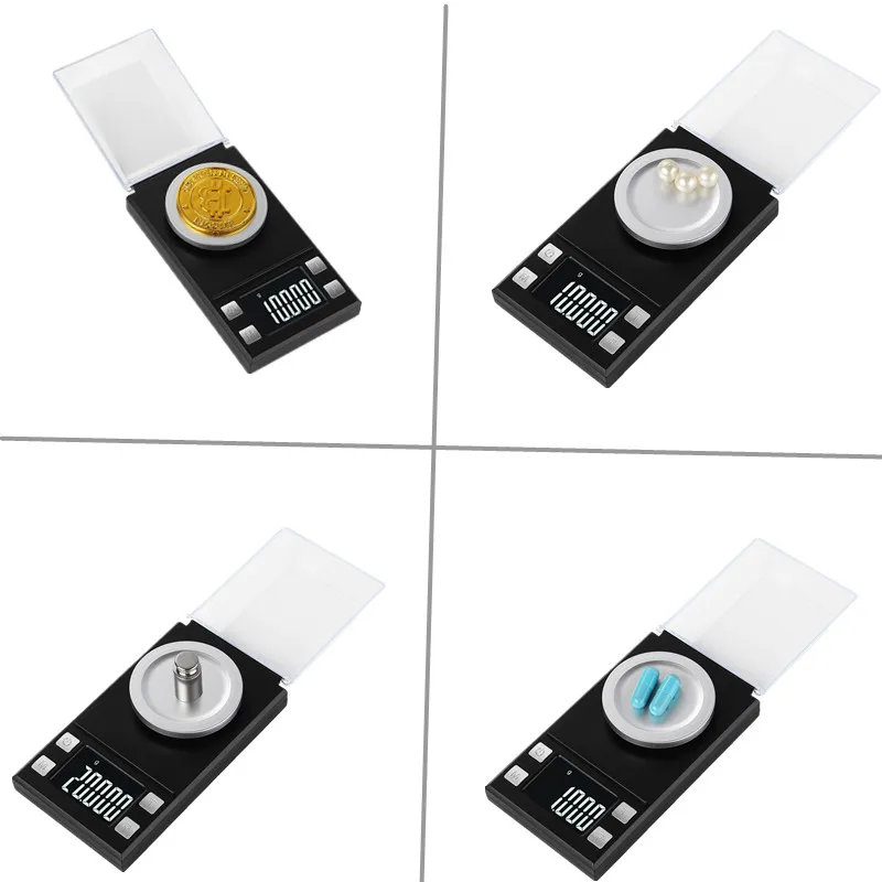 100g/50g/20g Mini Digital Waage Hohe Genauigkeit 0,001 Taschenwaage Schmuck Gold Gramm Balance Gewicht für Heilkräuter Labor – Detail 8