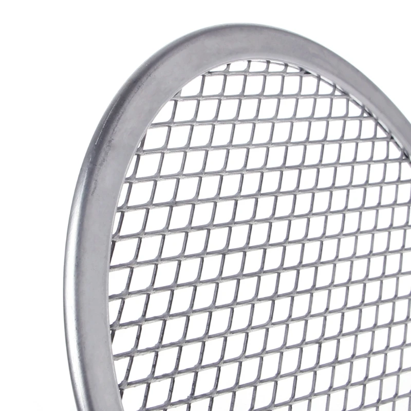 New Aluminum Mesh Grill  Pizza Screen Round Baking Tray Net Kitchen Tools Ovens Kit