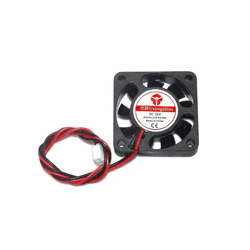 DC 5V/12V/24V Komputer CPU Cooler Mini 4010 Cooling Fan 40x40x10mm Kecil Exhaust Fan untuk Ender 3 CR-10 3D Printer