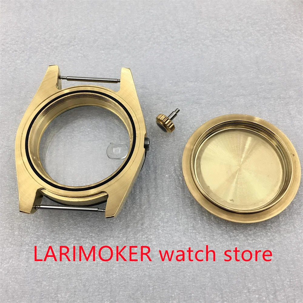 36mm/39mm Black PVD Bezel Gold Case Sapphire Glass Case Fits NH35 NH36 ETA2824 PT5000 Miyota Mingzhu DG 2813 3804 movement