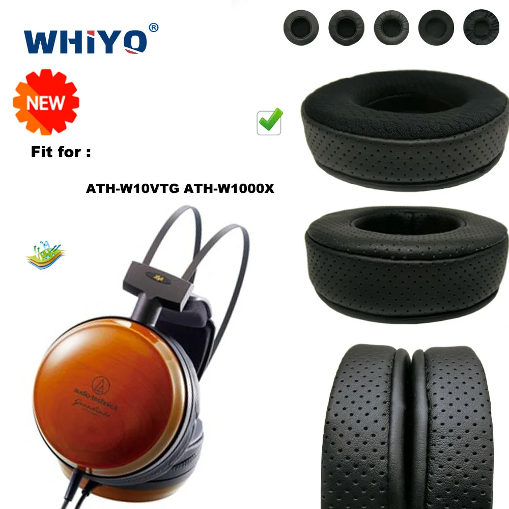 

New upgrade Replacement Ear Pads for ATH-W10VTG ATH-W1000X Headset Parts Leather Cushion Velvet Earmuff Headset Sleeve