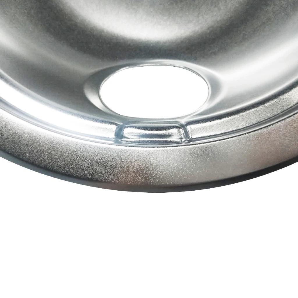 교체용 드립 팬 보울 세트 4 개, 대형 8 인치 및 소형 6 인치 드립 보울 팬 2 개