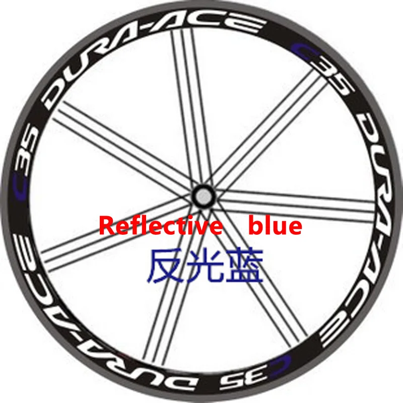 C35 road bicycle wheel stickers High quality decals 35mm rim depth decals bike wheel Reflective stickers for two wheel stickers