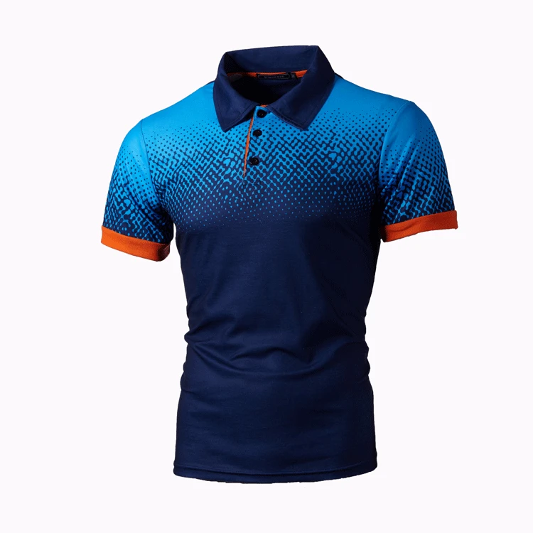 Mens Polo Shirt Oversize New Summer Sports Print Casual Short Sleeve Women Polo Shirts Slim Fit Comfortable Polo Homme Tops