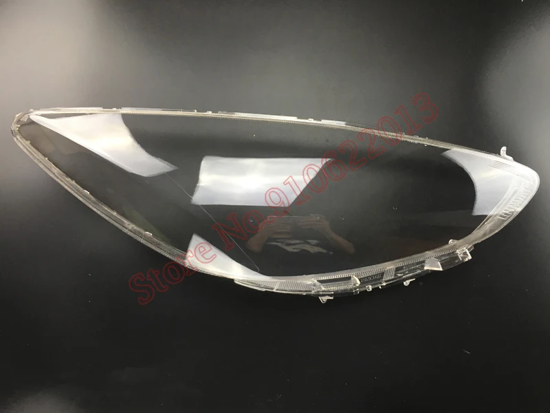 For Mazda 2 2007-2012 Car Front Headlight Cover Auto Headlamp Lampshade Lampcover Head Lamp light Covers glass Lens Shell