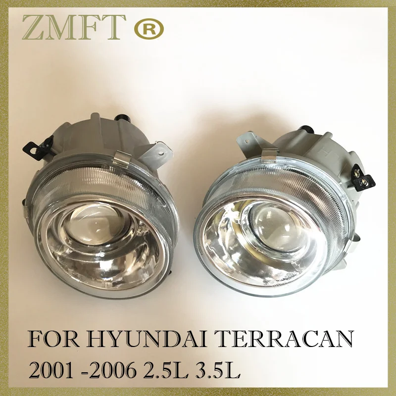 

2PCS Left And Right Car Front Bumper Fog Lamp For Hyundai Terracan 2001 2002 2003 2004 2005 2006 2.5L 3.5L Foglight