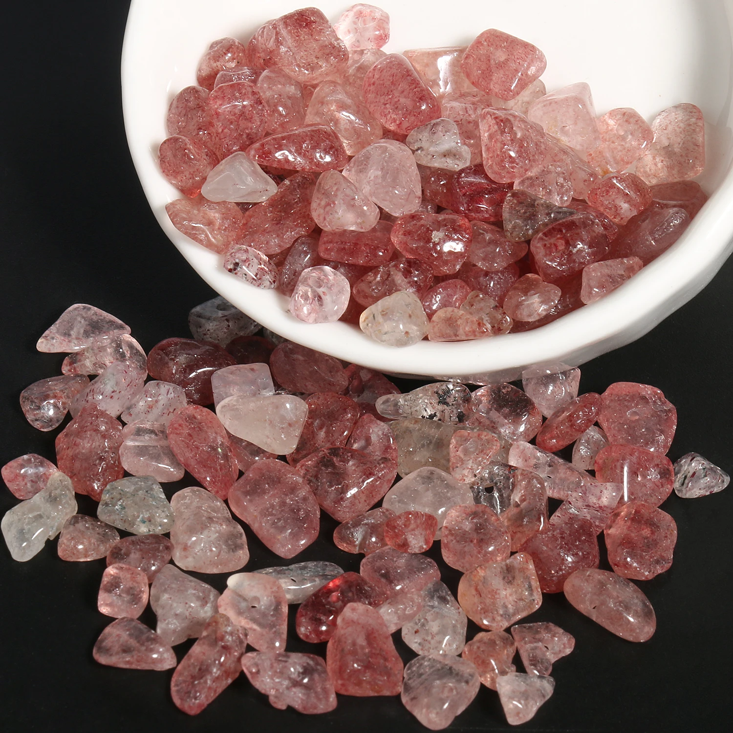 Unregelmäßige Amethysten Granat Tigerauge Kristall Naturstein Chips Kies Perlen Für Schmuck Machen DIY Armband Halskette 16 zoll – Detail 10
