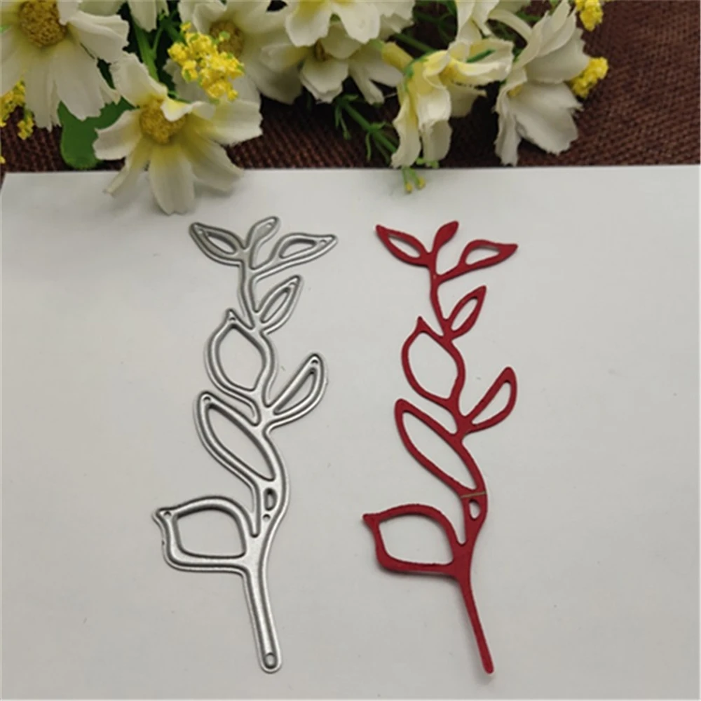 Leaf strip Lace Edge Metal Cutting die keychain shaker Heart Paper Key Chain Scrapbook Paper Craft Card Punch Art Knife Cutter