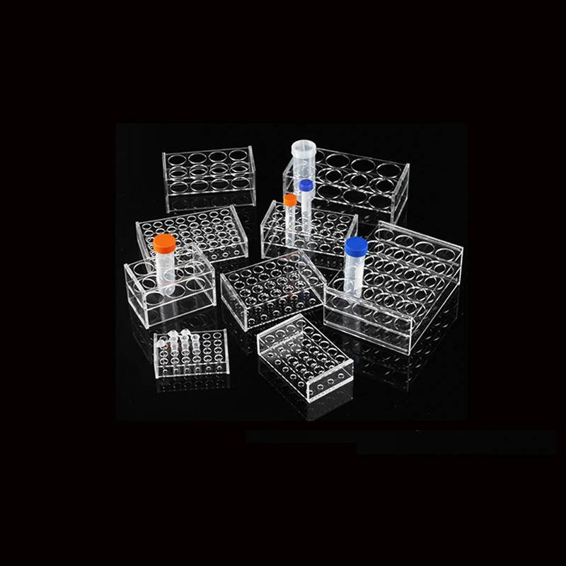 0.2ml/1.5ml/2ml/5ml organic glass centrifuge tube rack