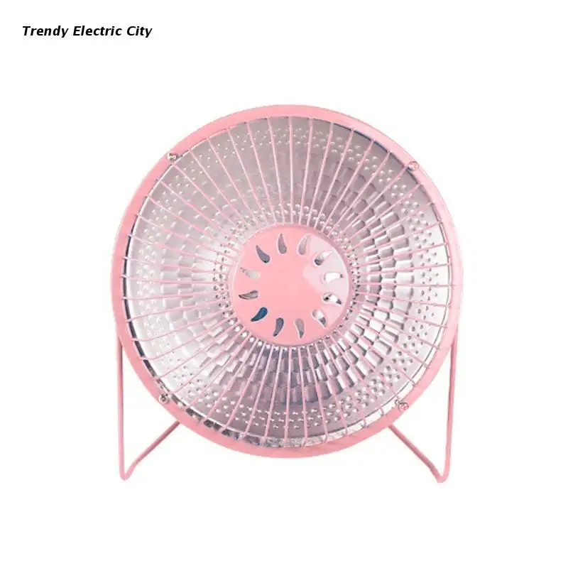 220V Mini Electric Heater Portable Desktop Fan Heater Quartz Tube Heating Warm Air Blower Home Office Warmer for Winter