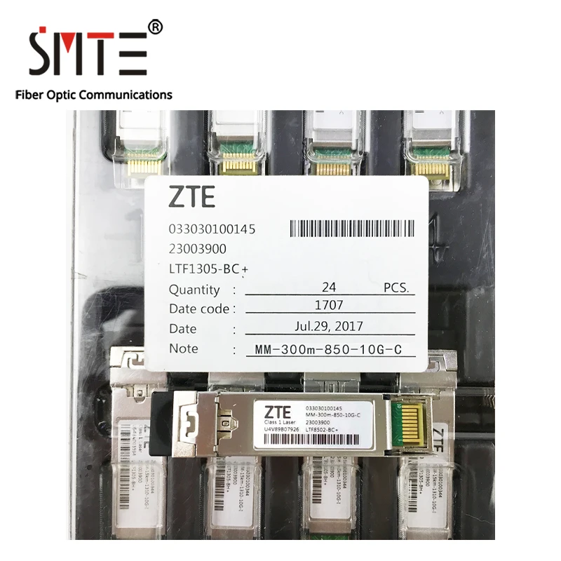 Imagem -02 - Transceptor de Módulo Óptico de Fibra Multimodo Zte Convés 033030100145 Sfp Mais 850nm lc