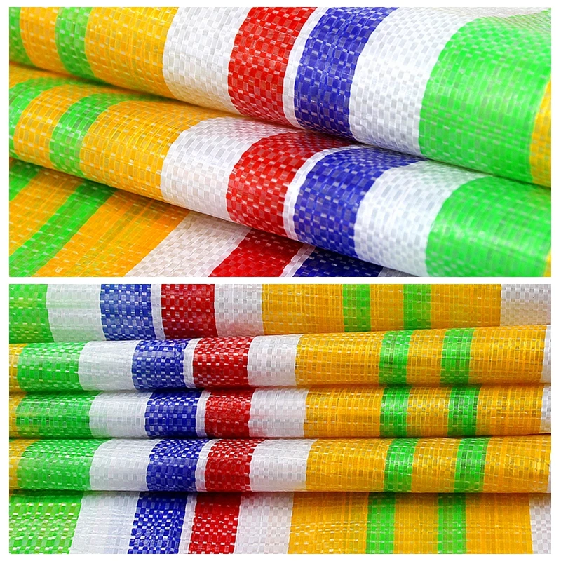 Thick 0.21mm PE Tarpaulin Rainproof Cloth Garden Greenhouse Succulent Plants Cover Waterproof Sunscreen Sunshade Cloth 5-Colors