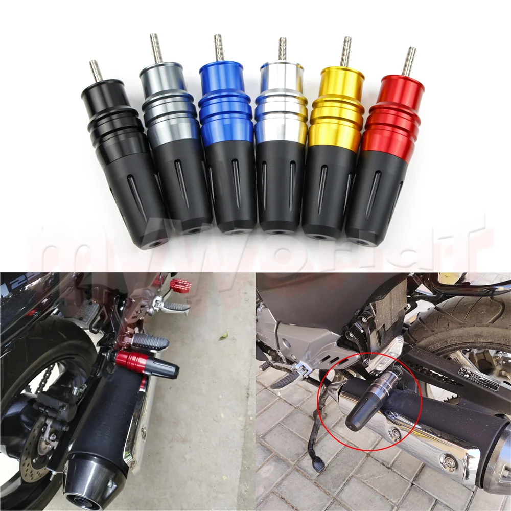 Fit Für BMW F650GS F700GS F750GS F800GS F850GS ADV Motorrad CNC Auspuff Sliders Crash Pads Rahmen Protector