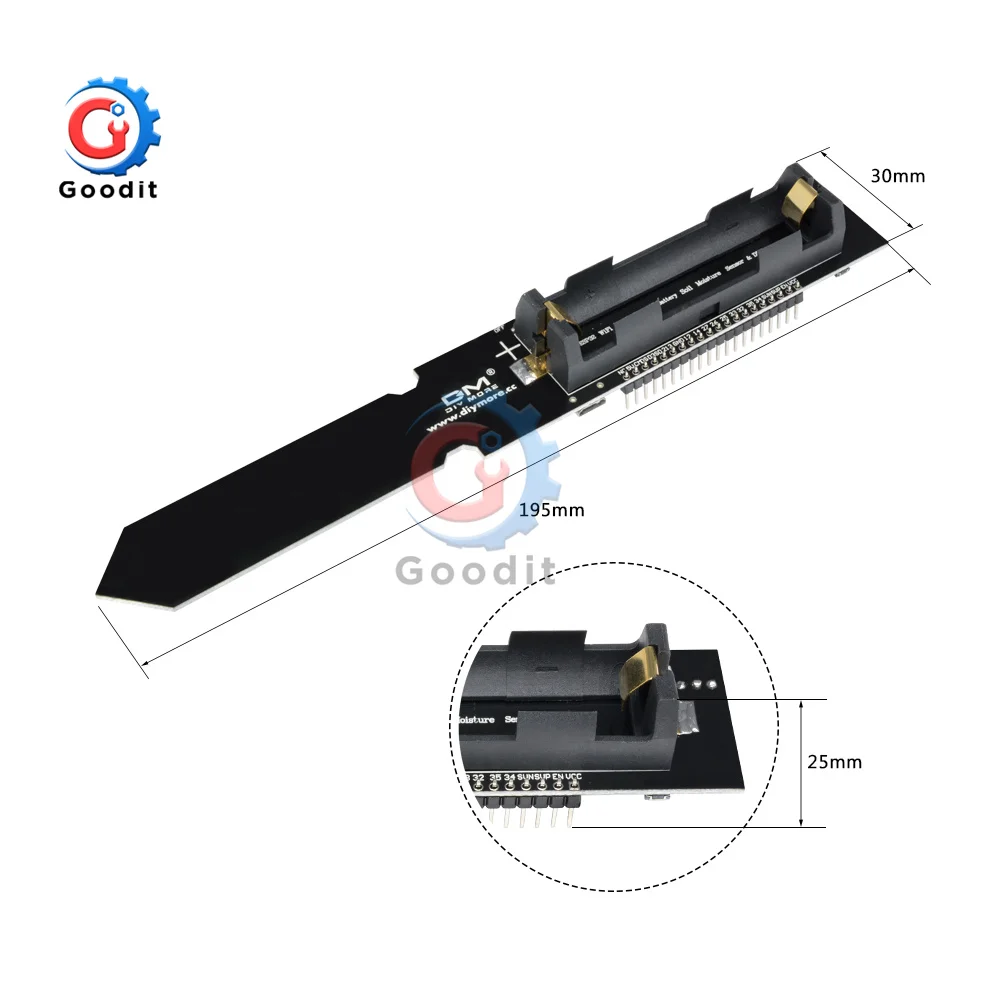 ESP32 DHT11 CP2104 WIFI Bluetooth Temperature Humidity Soil Moisture Sensor Detection Module 18650 Battery Shield for Arduino