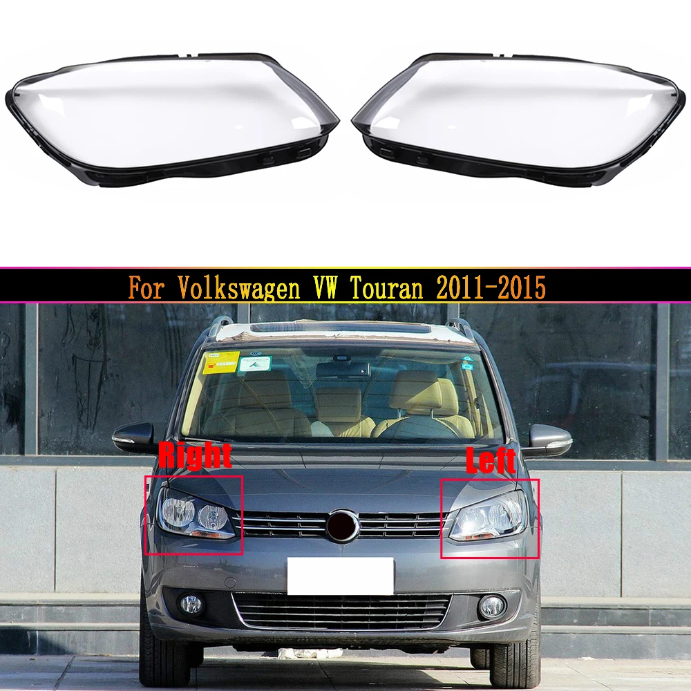 

Car Headlamp Lens For Volkswagen VW Touran 2011 2012 2013 2014 2015 Car Replacement Auto Shell Cover