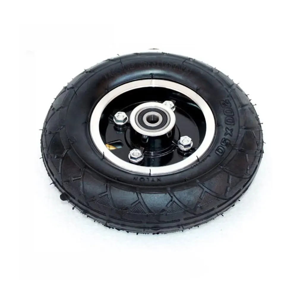 Scooter Wheel hub 200x50 Air Rubber Tire 8 inch Pneumatic Tyres Wheel Rim Electric Scooter Wheel Chair Parts