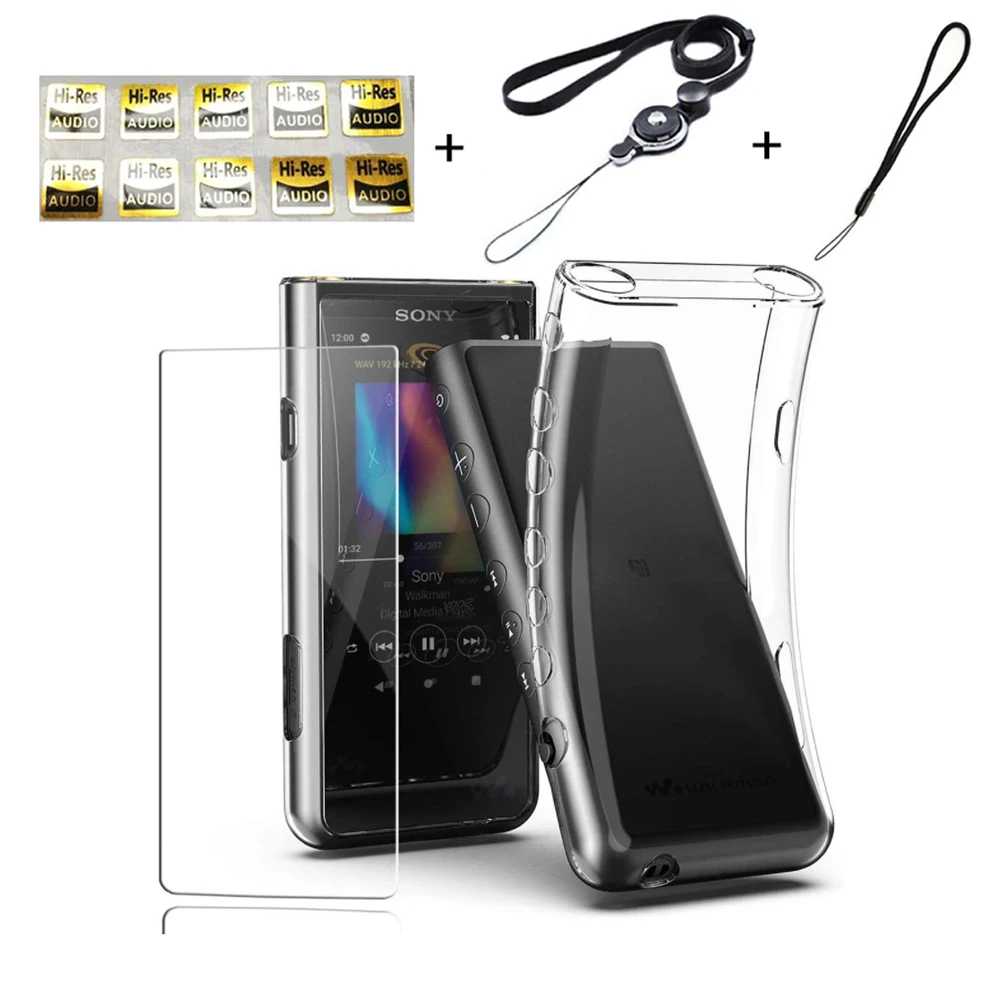 Soft Clear TPU Protective Skin Case Cover, Sony Walkman NW-ZX500, ZX505, ZX507