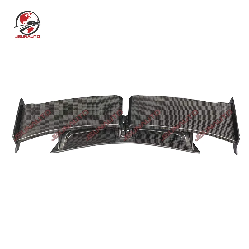 Carbon Fiber Double Layer Trunk Rear Wing For Por sche 718 Boxster 2016-UP T Style Rear Spoiler CF/FRP Car Styling