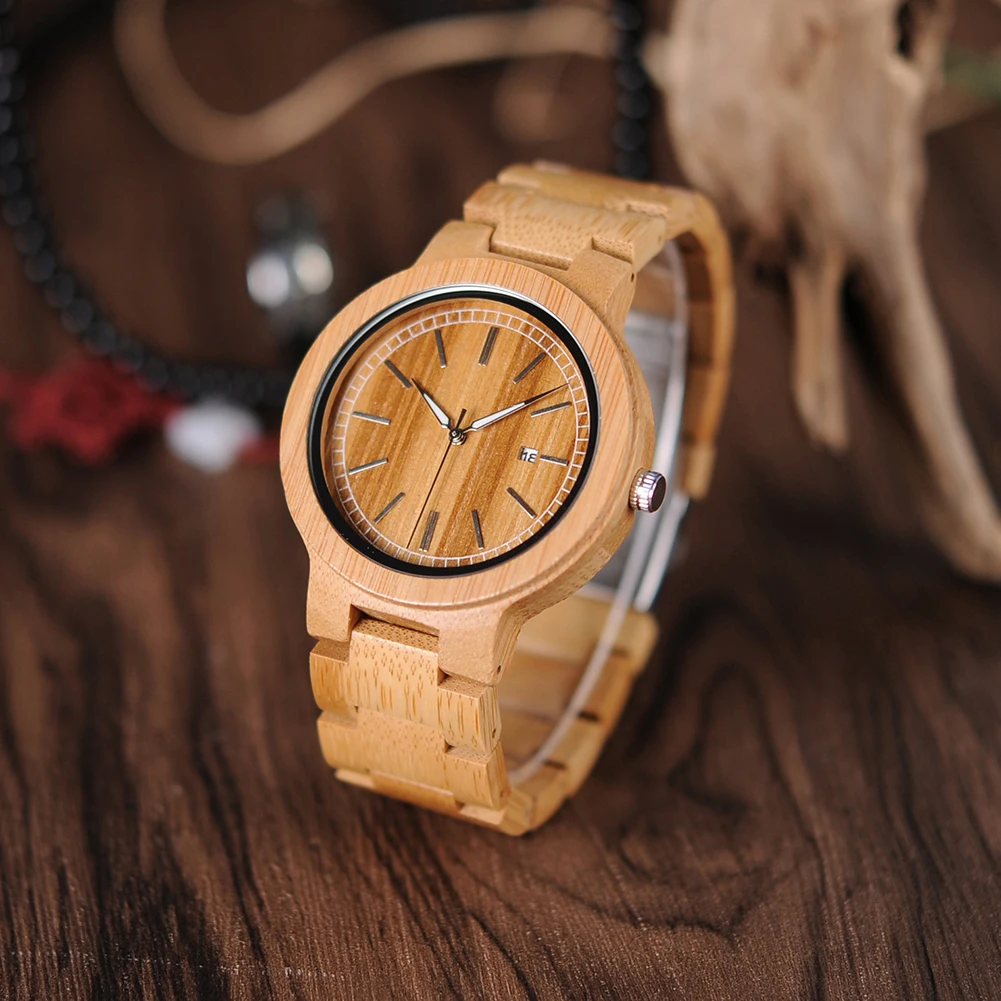 BOBO BIRD-reloj de madera de alta calidad para hombre y mujer, cronógrafo de pulsera con movimiento de cuarzo, diseño único, liquidación