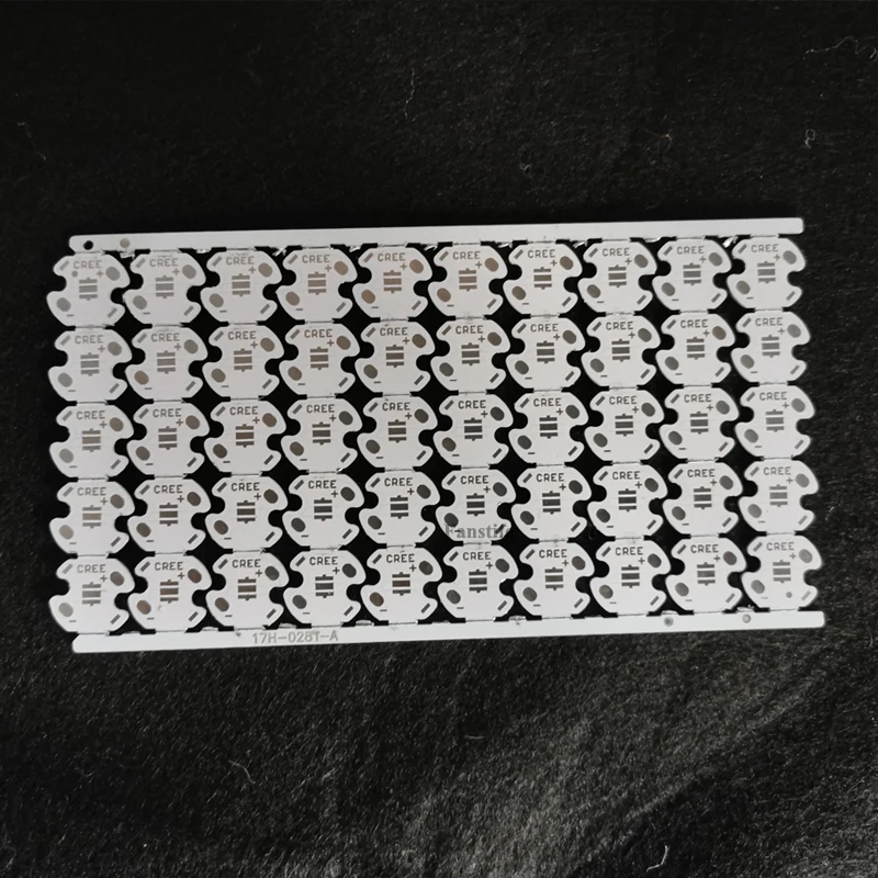 PCB de support en aluminium pour XPE, XTE, Xaf, carte lumineuse LED haute puissance, 3W, 5W, 16mm, 3535