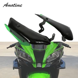 For KAWASAKI ZX10R ZX-10R 2011-2020 Motorcycle Fairing Parts Aerodynamic Wing Kit Fixed Winglet Fairing Wing