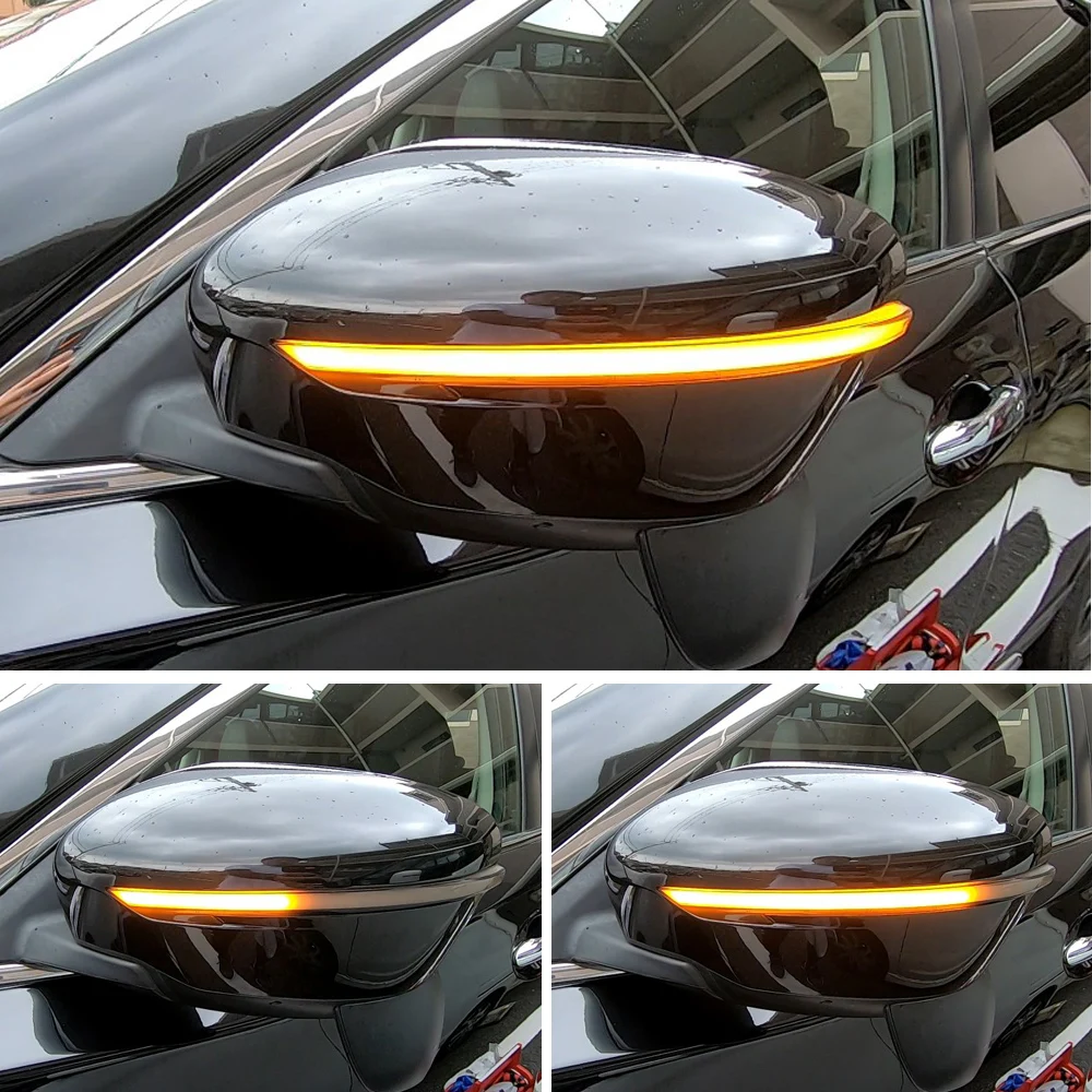 LED Dynamic Sequential Side Mirror Turn Signal Light For Nissan X-Trail T32 Qashqai J11 Murano Navara NP300 Pathfinder R52 Juke